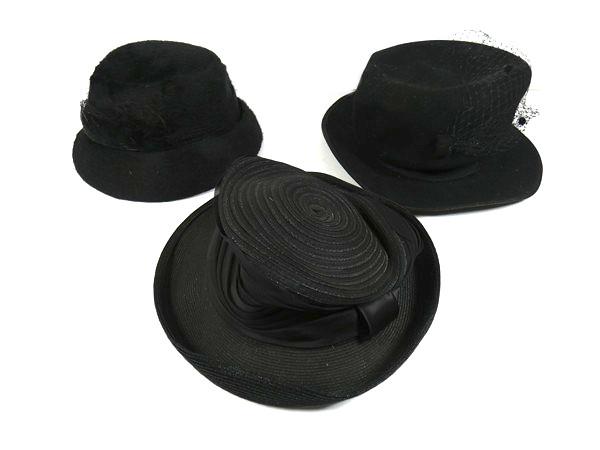 1 Vintage Black Hat Elegant Hat for Women Gift for Her  display picture 1