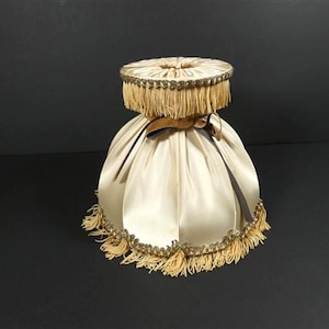Vintage Beige Lamp Shade Beautiful Elegant Lamp Shades Fabric Lamp Shades Clip On Lampshade