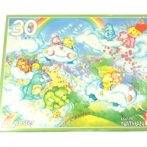 Vintage Care Bears Jigsaw Puzzle Complete 1985