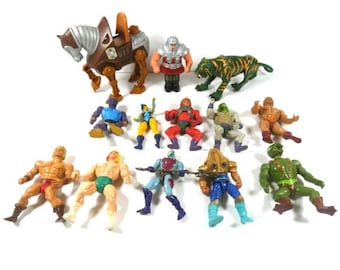1 figura vintage de He-Man MOTU Heman Masters Of The Universe Defensores de los planetas Guerreros galácticos