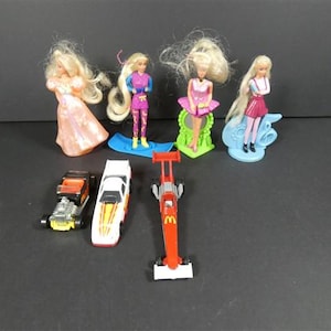 1 Vintage Hot Wheels Or Barbie McDonald&#39;s Happy Meal Toy McDonalds Collectable Toys 1995