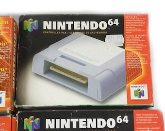 1 Vintage N64 Box Nintendo Rumble Pak Expansion Pak Controller Pak