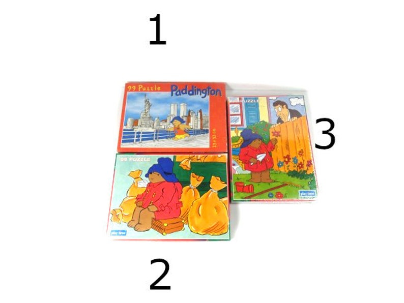 1 Vintage Paddington Bear Puzzle Paddington image 2