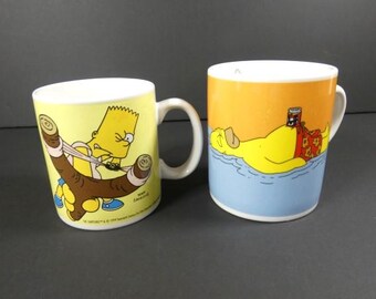 1 ヴィンテージ ザ シンプソンズ マグカップ バートまたは