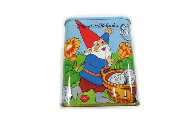 きーままーまー1970’s Insty-Prints ビンテージ貯金箱 Vintage David the Gnome Tin Money Bank Piggy Bank Storage Can Tin