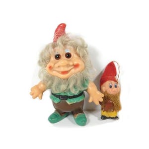 1 Figura vintage de elfo, duende, enano o troll