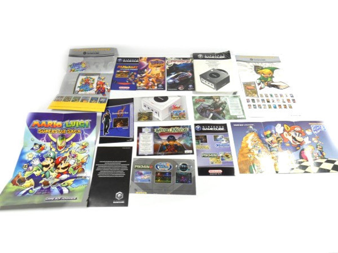 Vintage Nintendo Gamecube Manual or Poster Nintendo Manuel Game Cube - Etsy