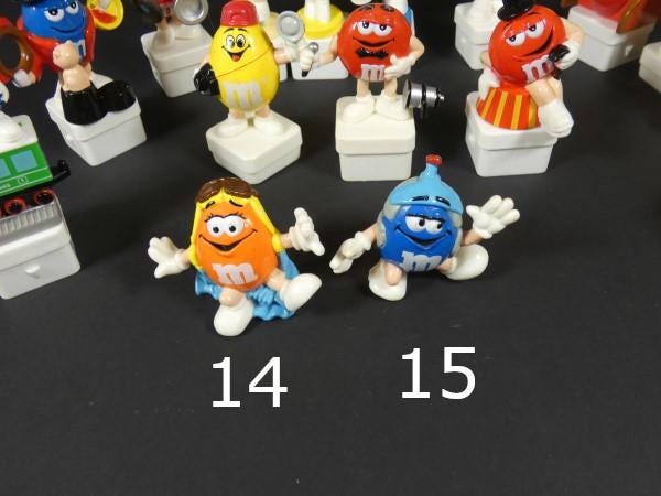 1 Mini M&M Figurine Chocolate Characters Marc Inc - Etsy Denmark