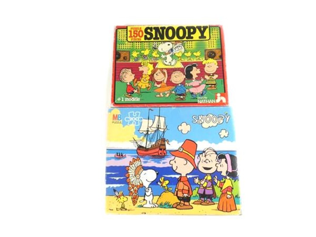 ヴィンテージ スヌーピー ジグソーパズル バンド ダンシング