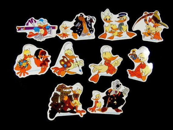 ヌータヤルヴィ Jaakko niemi duck ヤーッコ・ニエミ アヒル Vintage Alfred J Quack Sticker Set Collectible Case Alfred J Kwak