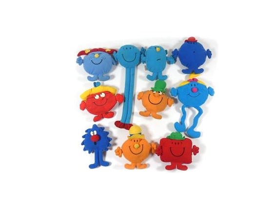 1 Vintage Mr Men Little Miss Mcdonald's Happy Meal Stuffed Plush