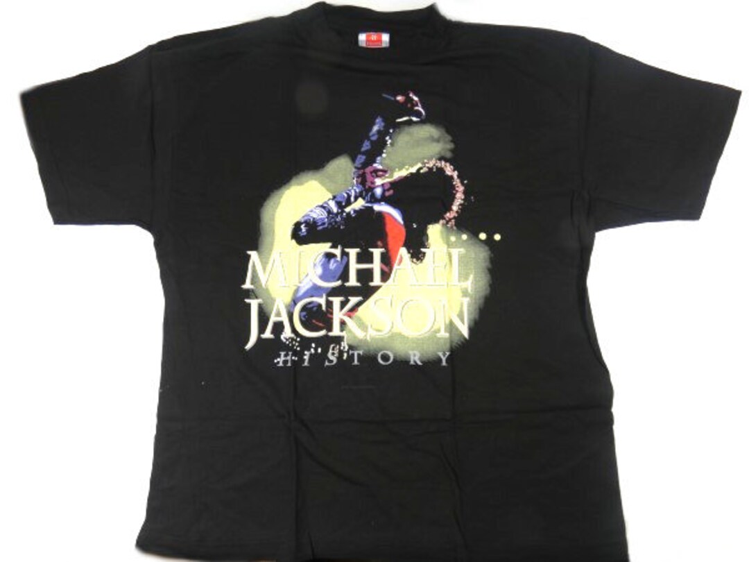 希少！00's ビンテージ MJ マイケルジャクソン　Tシャツ　（34-36） 希少！00's ビンテージ MJ マイケルジャクソン Tシャツ （34-36