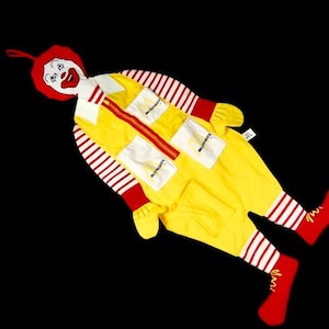 1 Vintage Ronald McDonald Hanging Bag Toy Figurine Pocket Hanger