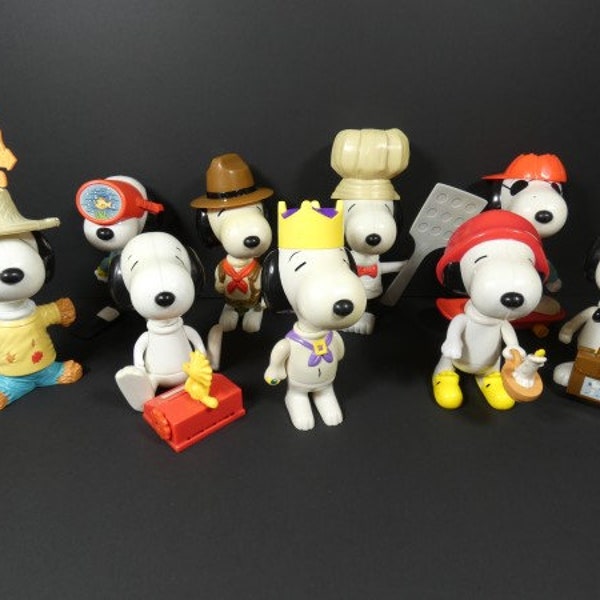 1 figurine vintage Happy Meal de Snoopy McDonald's de 2000 McDonald's de collection