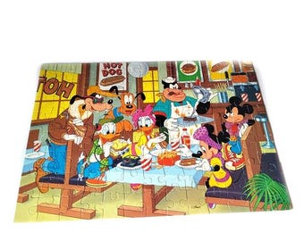 ヴィンテージ ミッキーマウス ジグソーパズル ディズニーパズル - Etsy