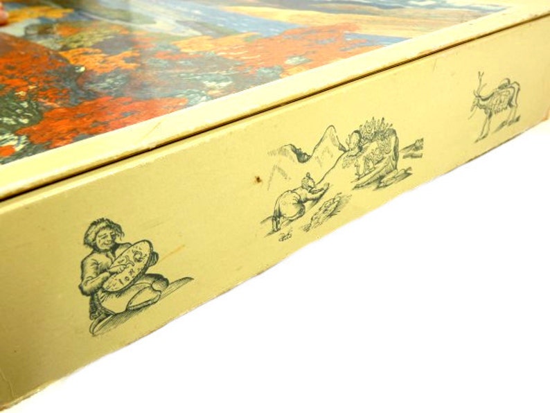 Vintage Super Rare Lapland Matchbox Set the Lapps Matchboxes Etsy
