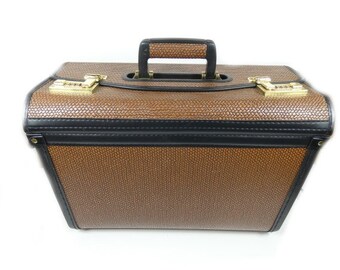 Vintage MKM Suitcase Travel Case Travel Bag Travel Purse Suitcase Case Travel Box Business Office Travel Case
