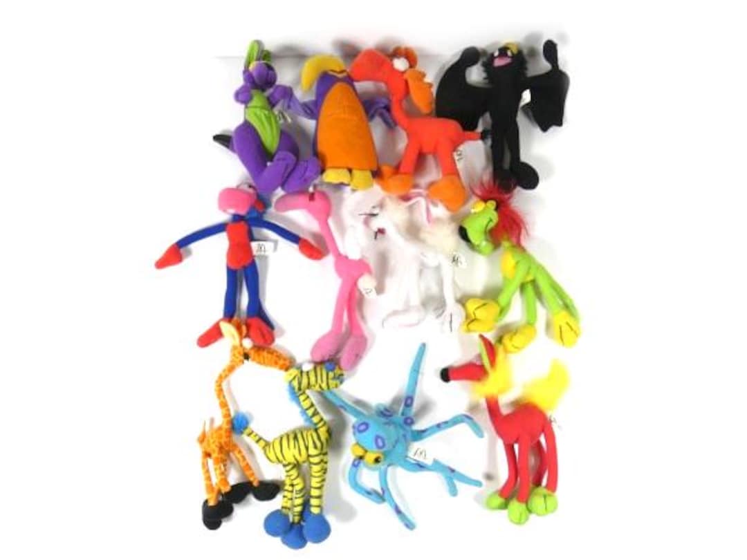 1 Vintage Zoo Animals Stuffed Animal Mcdonald's Happy Meal Toy
