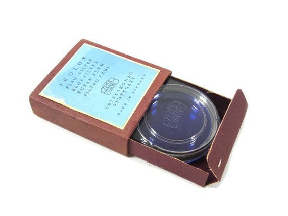 Vintage Zeiss Ikon Ikolor Blue Filter A42 Camera Vintage Retro Design Camera Photography Gift