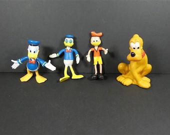1 Vintage Donald Duck Or Pluto Figure