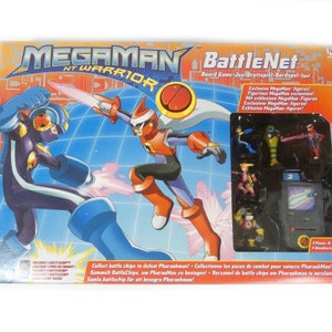 Vintage Megaman NT Warrior Battlenet Board Game New Sealed 2004