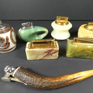 1 Beautiful Vintage Table Lighter Vintage Lighter Vintage Retro Design Elegant Lighter And Cigarette Cutter