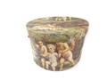 Vintage Angels Hat Box Vintage Retro Design Floral Box Colorful Flower Design product logo
