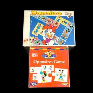 Vintage Disney Baby Domino Spiel oder Disney Spiel