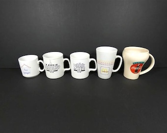 1 taza vintage de McDonald's, tazas de café, taza de té