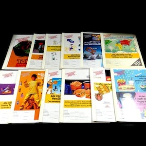 1 Vintage McDonald&#39;s Confidential Campaign Information Book