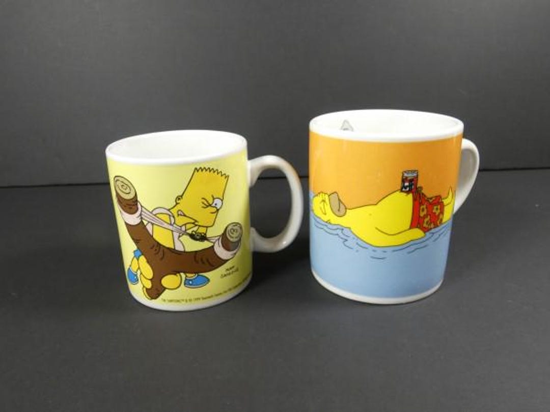 1 ヴィンテージ ザ シンプソンズ マグカップ バートまたはホーマー 