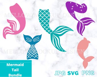 Download Mermaid Tails Svg Etsy