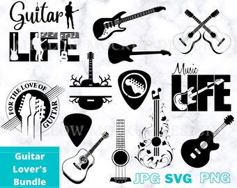 Download Acoustic Guitar Svg Etsy