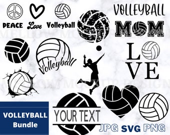 Download Love Volleyball Svg Etsy