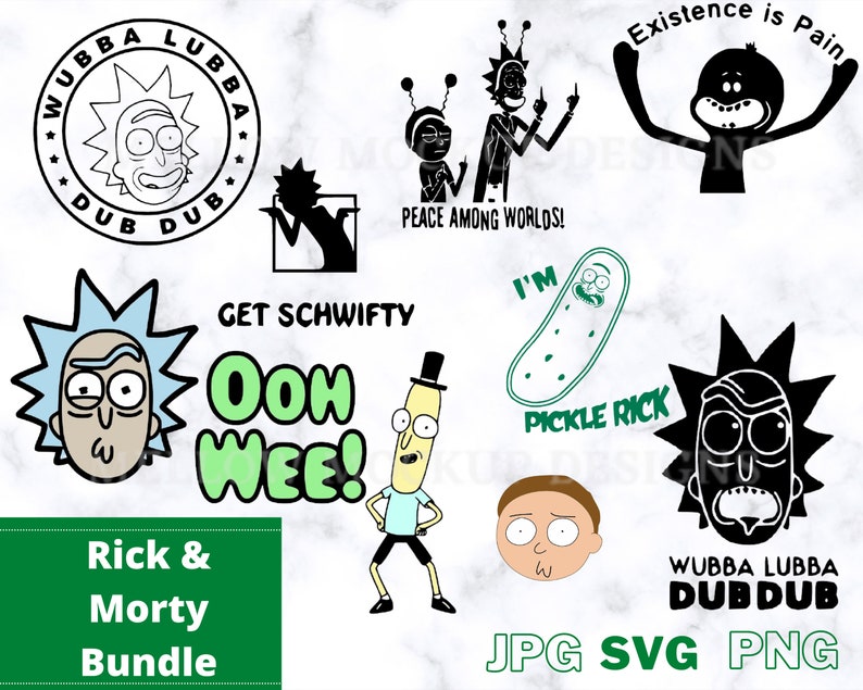 Free Free Silhouette Rick And Morty Svg Free 58 SVG PNG EPS DXF File