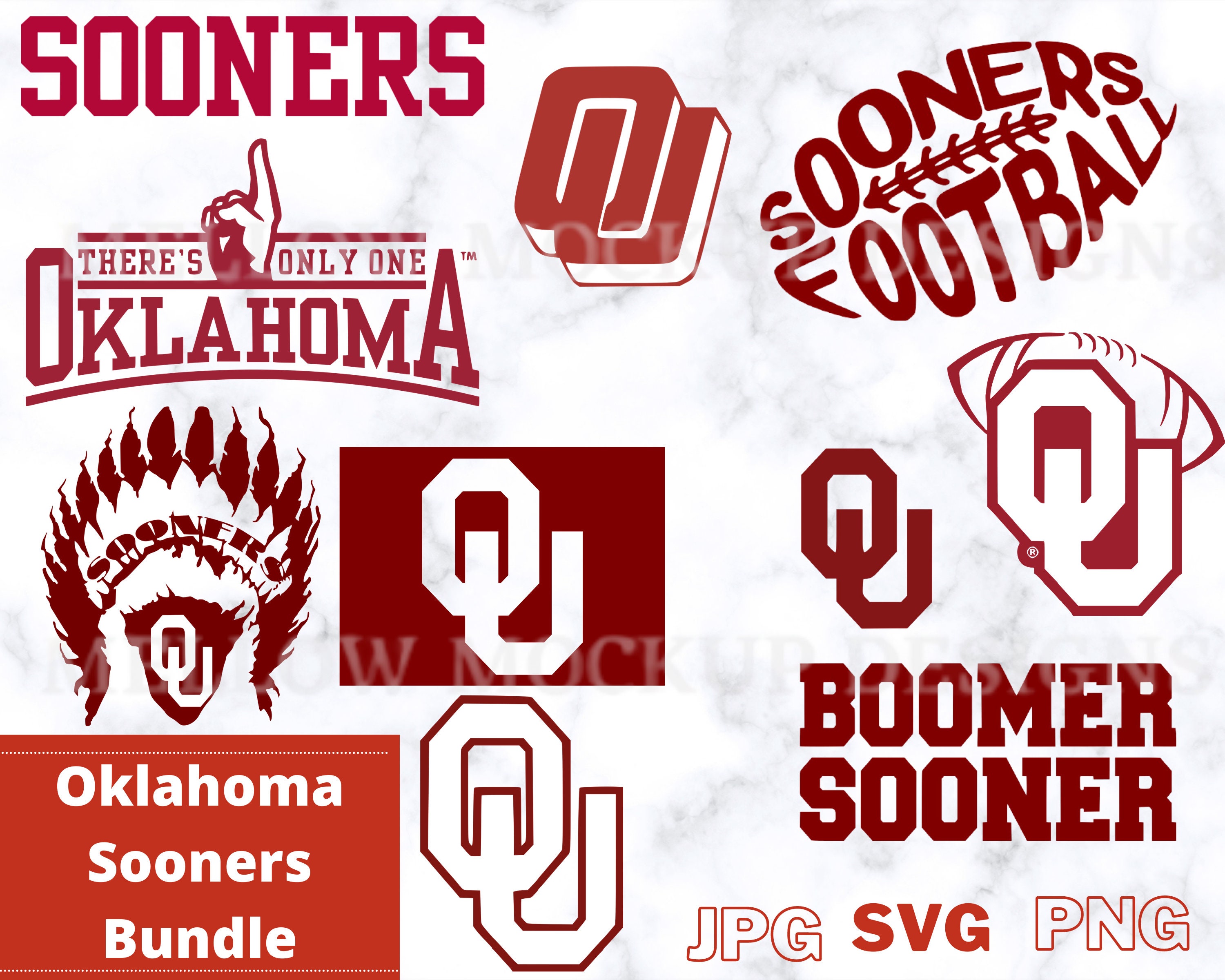 University of Oklahoma Sooners Cut Files and Printables