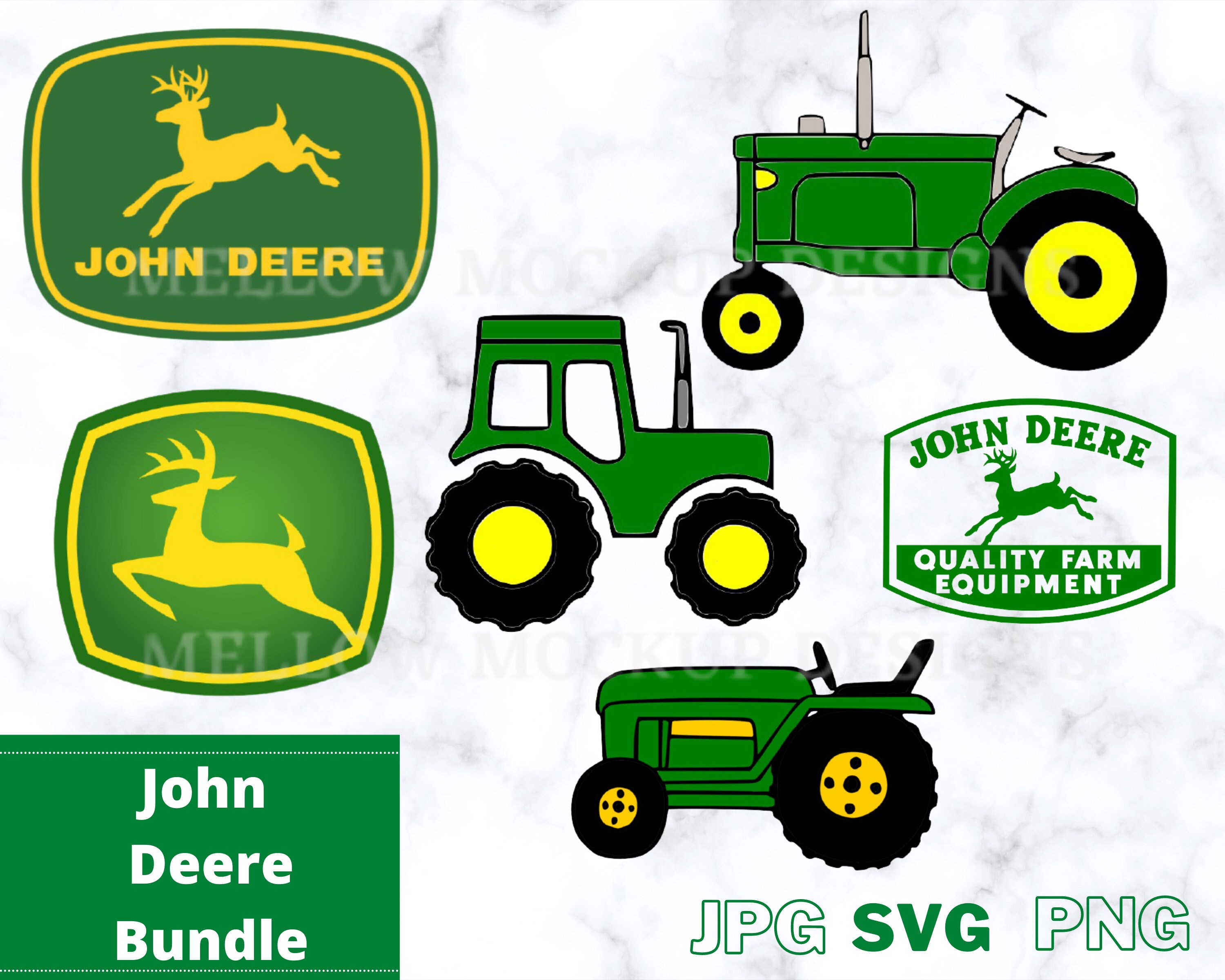 John Deere Bundle Cut Files and Printables | Etsy