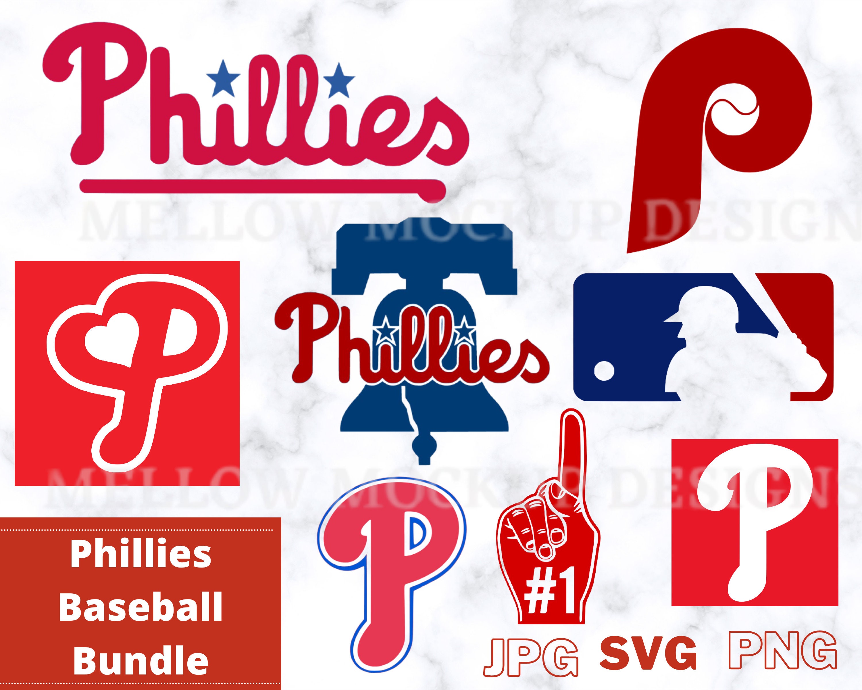 Philadelphia Phillies Bundle Cut Files and Printables | Etsy