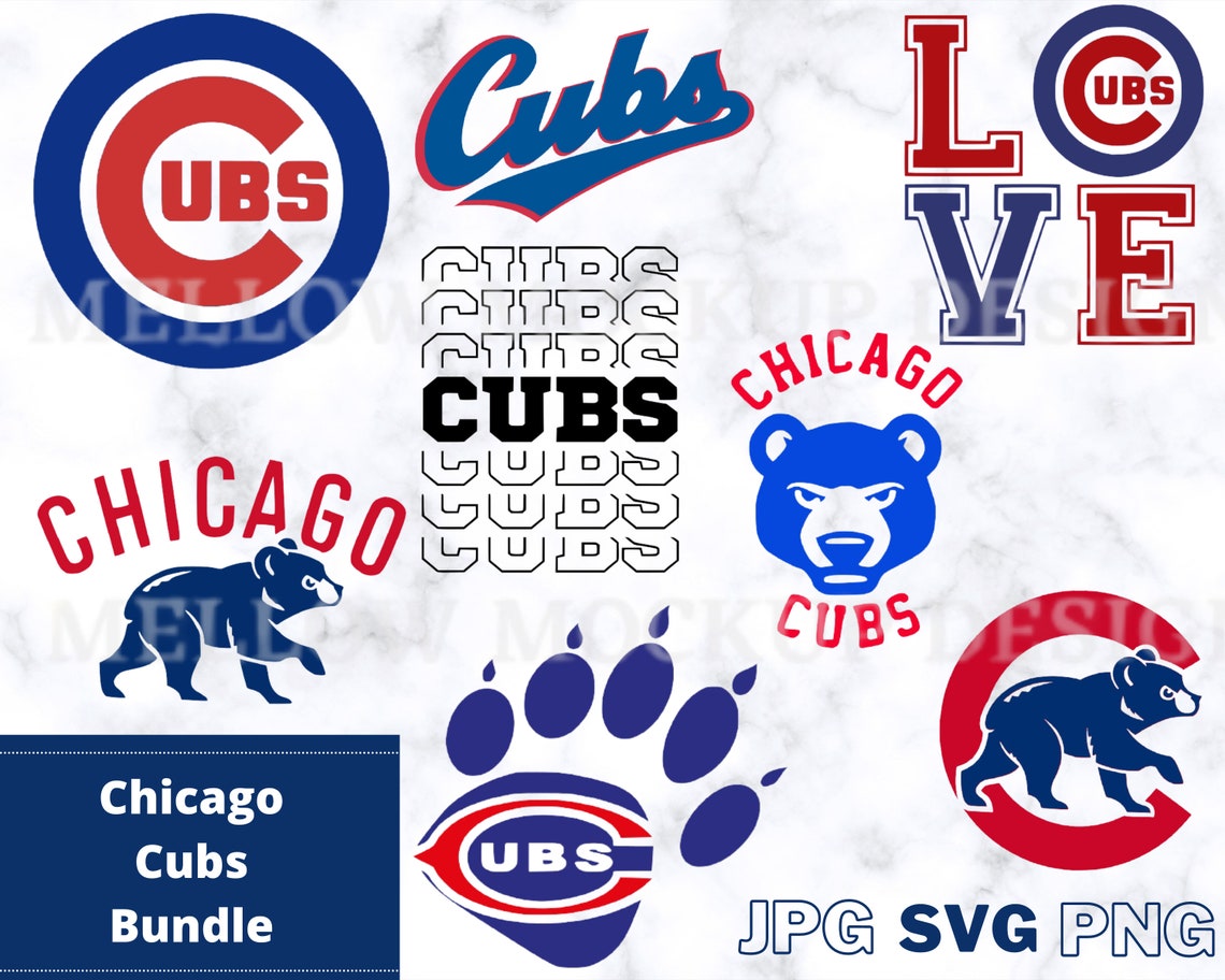 Chicago Cubs Cut Files and Printables | Etsy