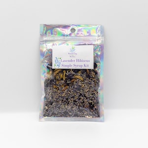 Lavender Hibiscus Simple Syrup Kit