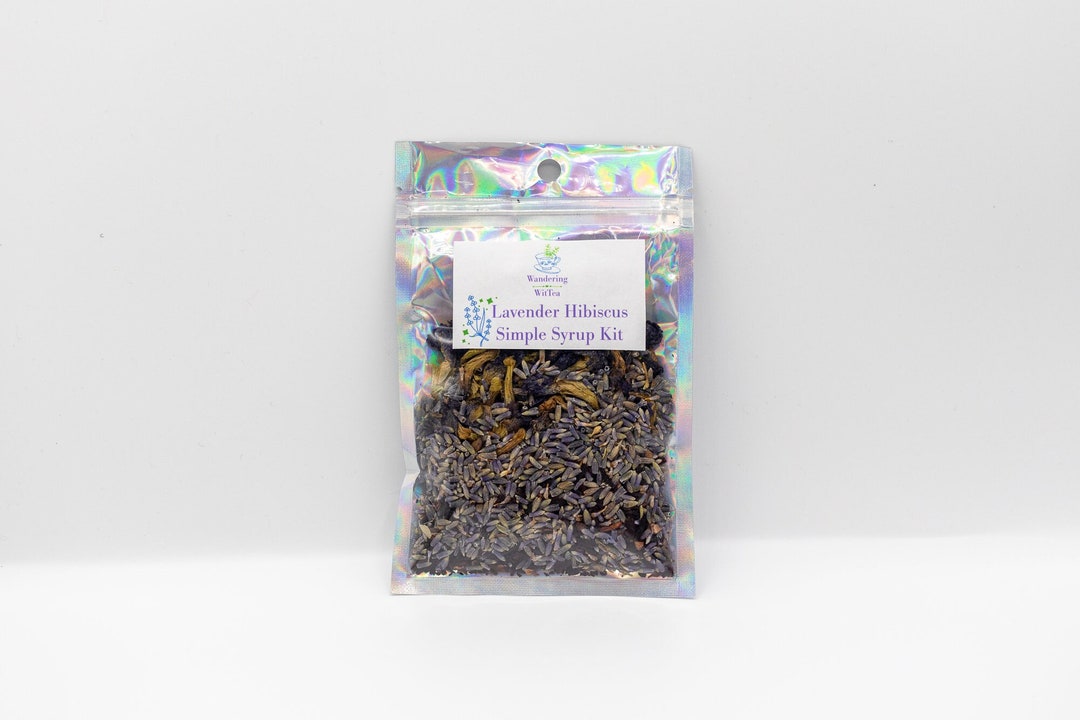Lavender Hibiscus Simple Syrup Kit Etsy