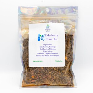 Elderberry Tonic Dry Ingredients Kit