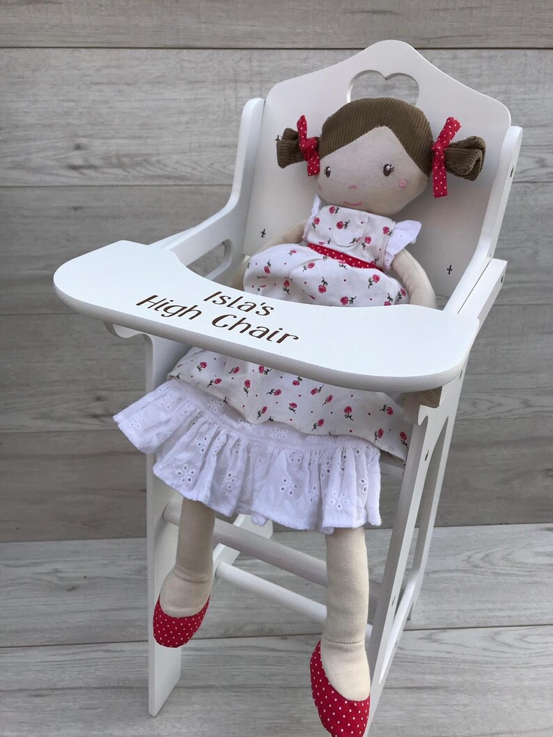 wooden play high chair