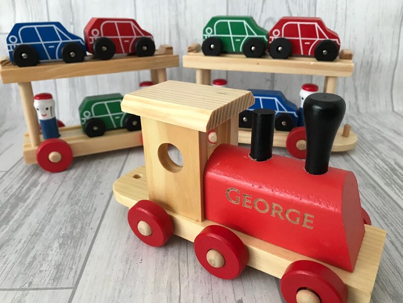 personalised wooden car