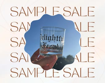 Delightful Freak Rocks/Whiskey Glass