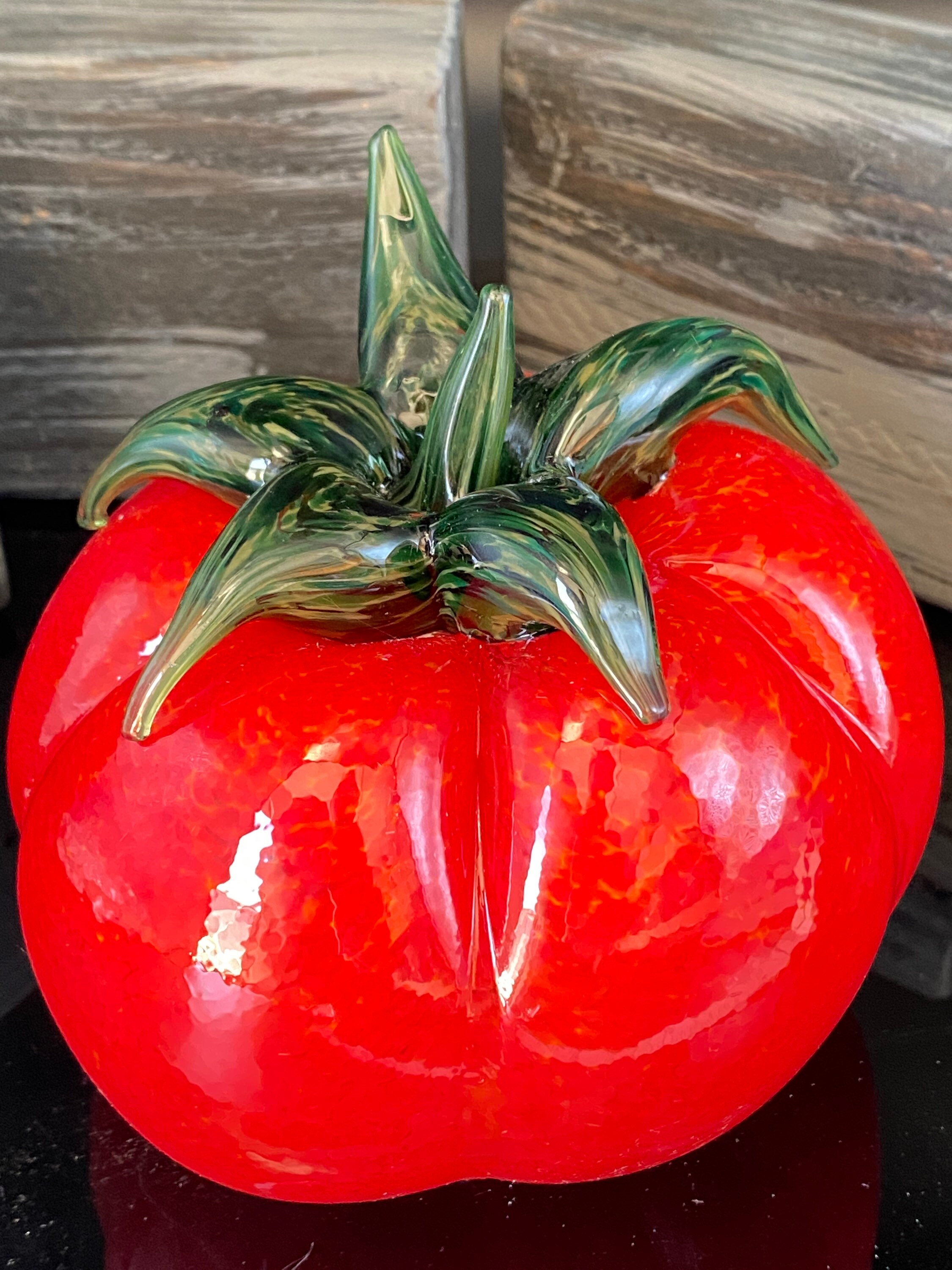 Glass Tomato 321748B Walker&Bowes Etsy