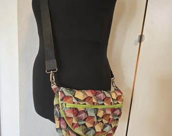Shoulder bag - a different kind, individual and self-sewn