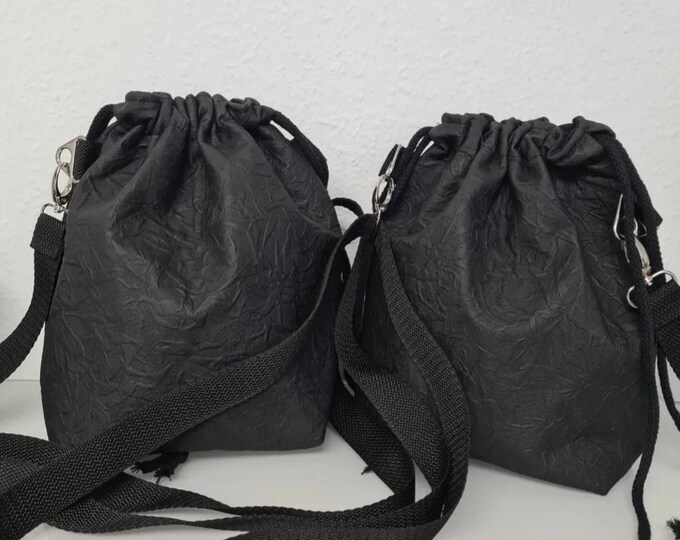 Bucket bag - pouch bag - crossbody bag - self-sewn