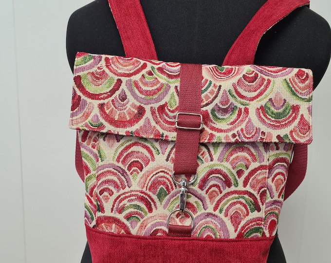 Backpack for children or adults, individually and self-sewn