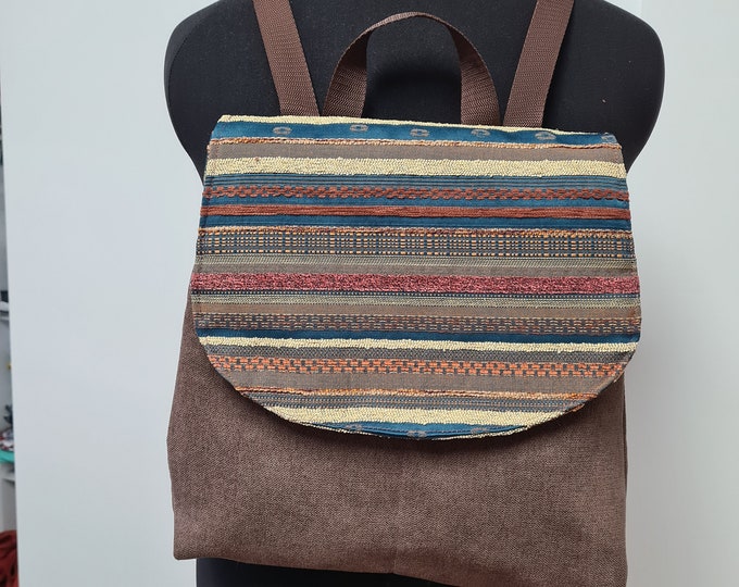 Backpack individually and self-sewn